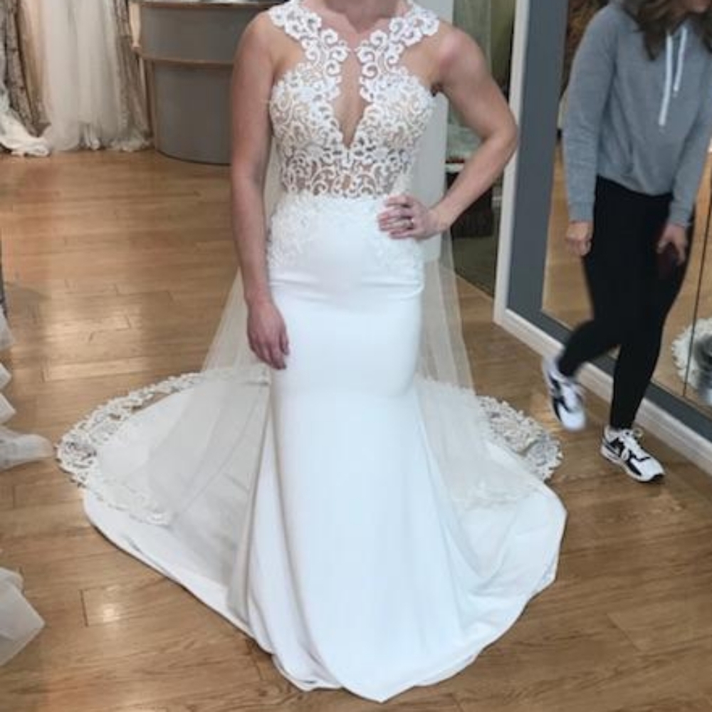 Calla Blanche Wedding Dress - Picture 2 of 6